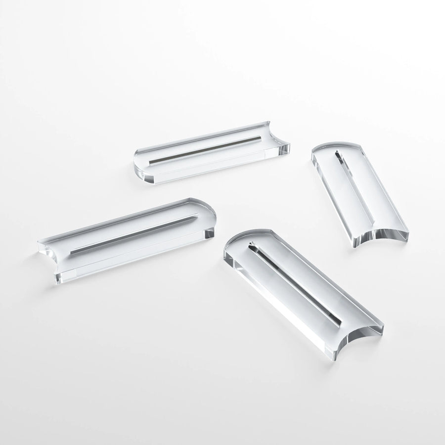 Gamegenic - Premium Acrylic Card Stand (Set of 4) for use with the board game Gamegenic, sold at the BoardGameGeek Store