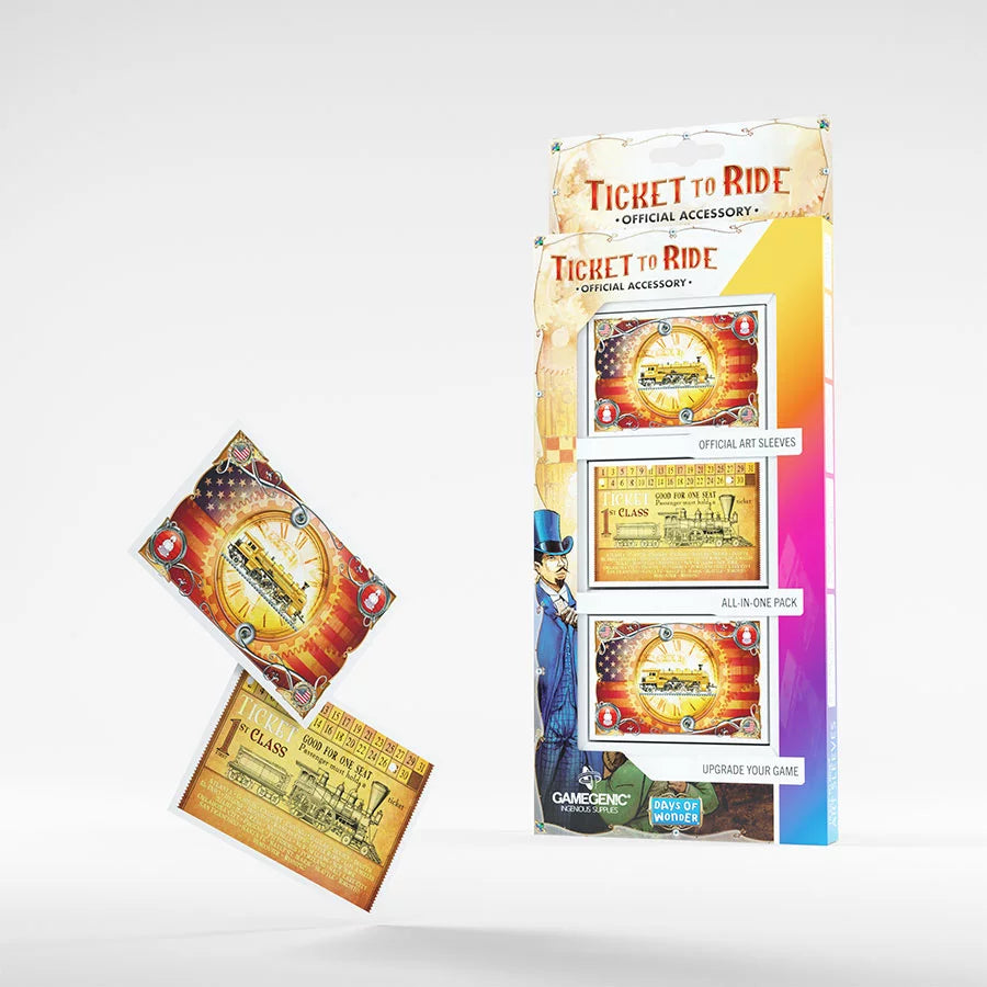 Gamegenic - Ticket to Ride Card Sleeves for use with the board game , sold at the BoardGameGeek Store