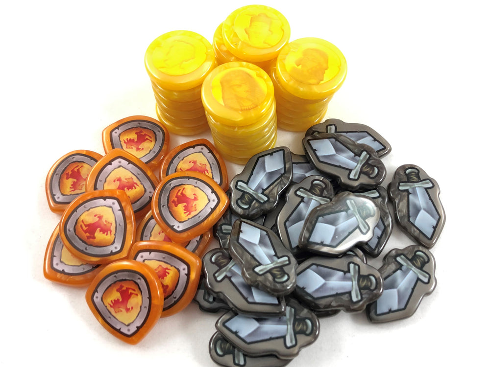 GeekUp Bit Set: Imperial Settlers for use with the board game Imperial Settlers, REORDER, sold at the BoardGameGeek Store