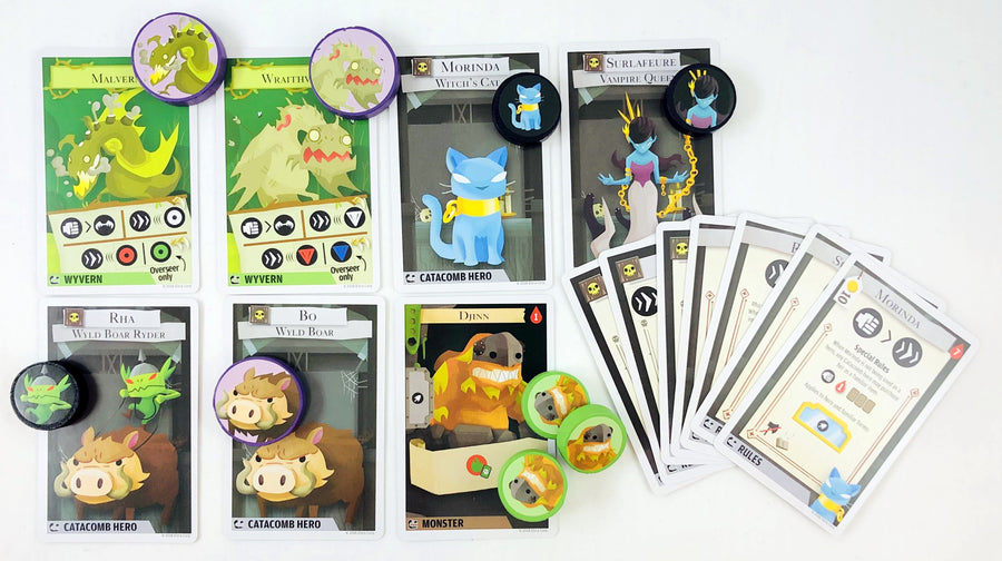 Catacombs: Dice Tower 2018 Kickstarter Promo Pack for use with the board game C, Catacombs, sold at the BoardGameGeek Store