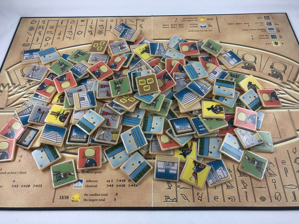 GeekUp Bit Set: Ra for use with the board game Ra, REORDER, sold at the BoardGameGeek Store
