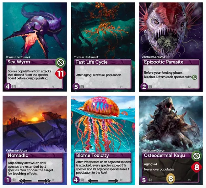 Oceans: The Deep - Promo Pack 1 for use with the board game O, Oceans: The Deep, sold at the BoardGameGeek Store