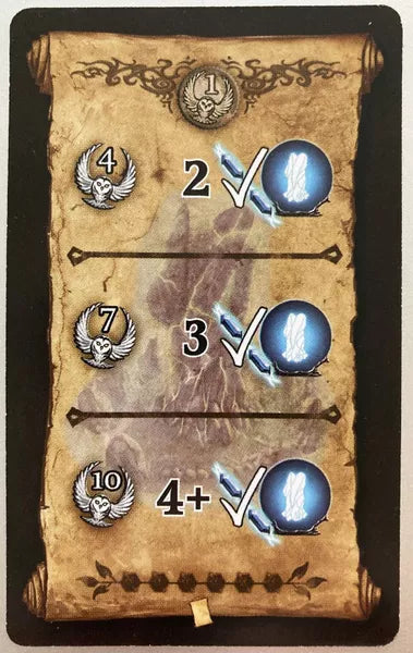 Witchstone: Game Boy Geek Goal Promo Card for use with the board game W, Witchstone, sold at the BoardGameGeek Store