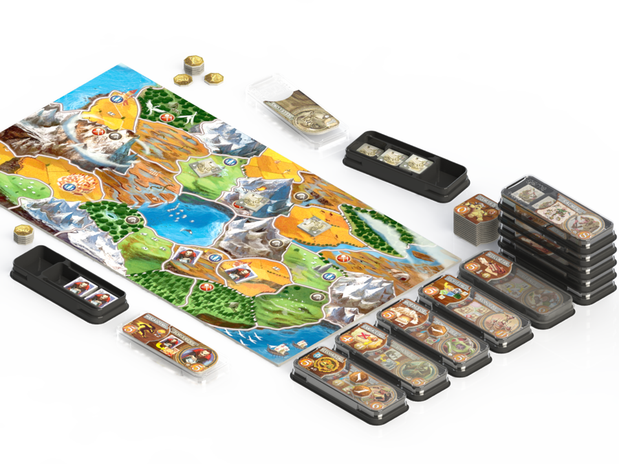 Game Trayz for use with Small World for use with the board game Game Trayz, REORDER, Small World, sold at the BoardGameGeek Store
